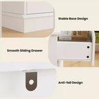 Commode à 8 tiroirs pour chambre à coucher, commode à tiroirs profonds, grande commode double pour dressing avec plateau large, commode horizontale en bois pour salon