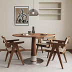 Table de salle à manger ronde Mid-Century Modern 47.2, adaptée à de multiples scénarios