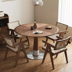 Table de salle à manger ronde Mid-Century Modern 47.2, adaptée à de multiples scénarios