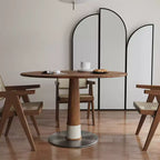 Table de salle à manger ronde Mid-Century Modern 47.2, adaptée à de multiples scénarios