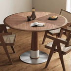 Table de salle à manger ronde Mid-Century Modern 47.2, adaptée à de multiples scénarios