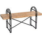 Eitri Wood and Metal Bench