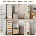 Meuble à chaussures pliable à 9 niveaux, armoire de rangement à chaussures pliable avec couvercles et porte transparente magnétique, boîtes de rangement pour chaussures pour couloir