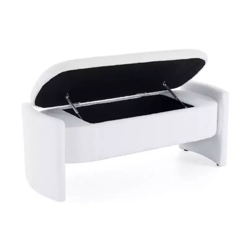Grand banc de rangement polyvalent : Spacieux, durable et élégant pour n'importe quelle pièce, Beige