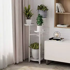 Support à fleurs d'intérieur avec étagère pour plantes, support à plantes en métal, escalier à fleurs, banc à fleurs, support à fleurs en métal facile à installer