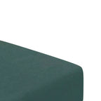 Canapé-lit 2 places et repose-pieds en velours - Vert foncé | Canapé-lit convertible | Confortable et modulable pour salon, séjour