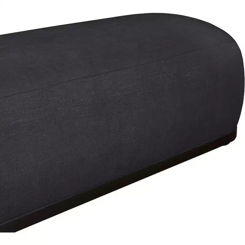 Banc en tissu chenille