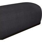 Banc en tissu chenille