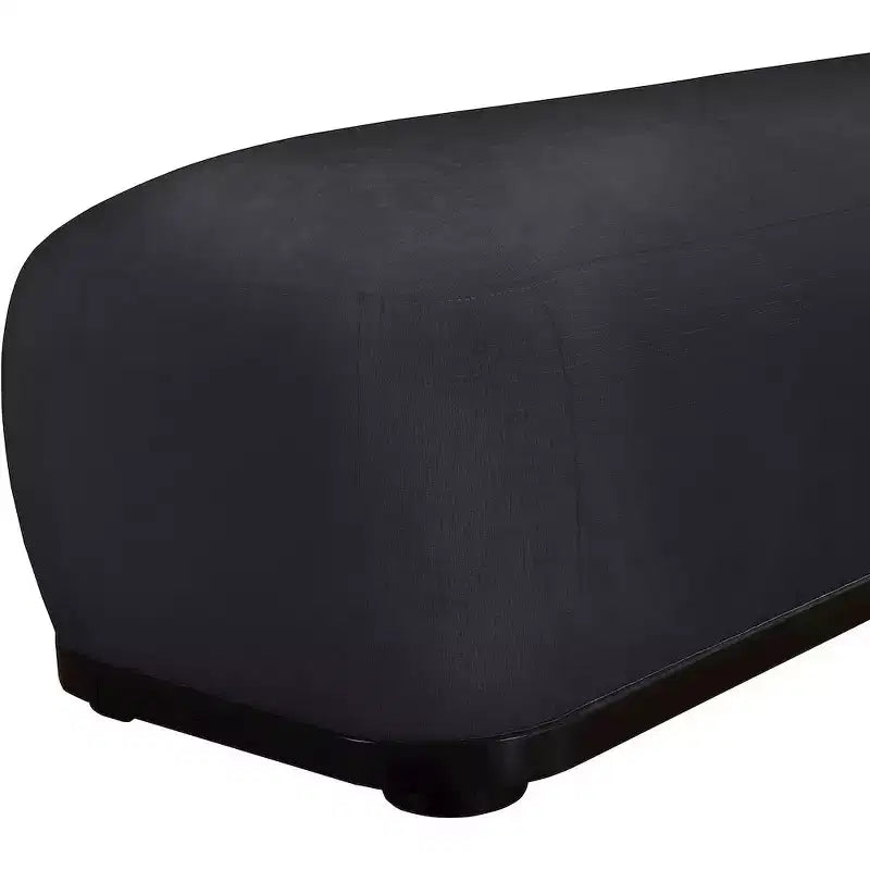 Banc en tissu chenille
