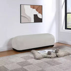 Banc en tissu chenille