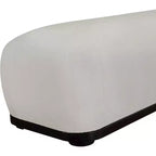 Banc en tissu chenille