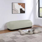Banc en tissu chenille