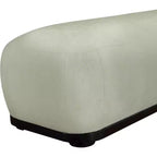 Banc en tissu chenille
