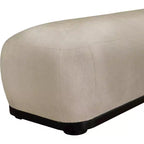 Banc en tissu chenille