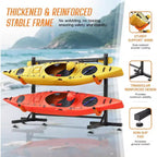 Support de rangement autonome pour kayak, support à largeur réglable avec base stable