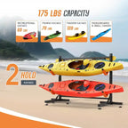 Support de rangement autonome pour kayak, support à largeur réglable avec base stable