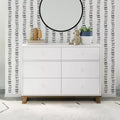 Commode double moderne à 6 tiroirs