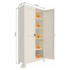 Meuble de rangement en métal de 177 cm de haut avec portes verrouillables et étagères réglables, Armoire de cuisine, Meuble de rangement d'outils et de vêtements pour garage, maison, bureau