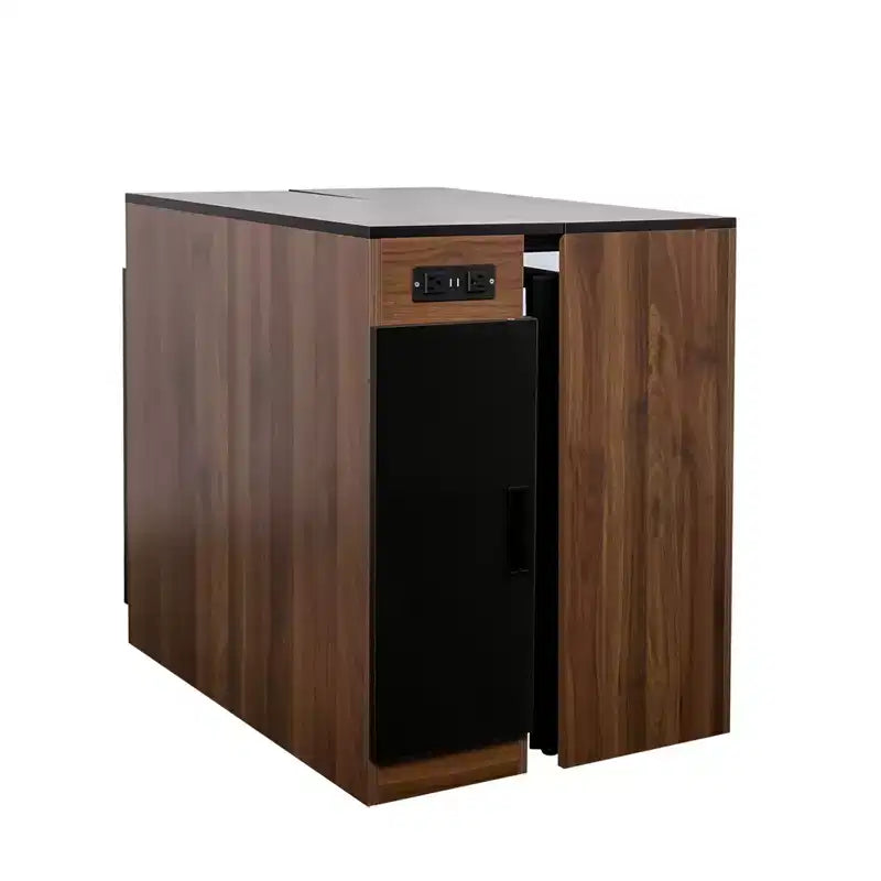Table à manger extensible moderne 118IN, table de cuisine multifonctionnelle avec rangement, table pliante peu encombrante pour les fêtes, les réunions