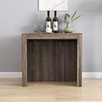 Table à manger extensible moderne 118IN, table de cuisine multifonctionnelle avec rangement, table pliante peu encombrante pour les fêtes, les réunions