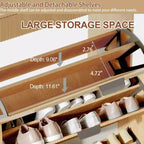 Meuble à chaussures de rangement pour entrée, meuble à chaussures basculant avec 2 tiroirs à abattant et panneau cannelé, étagère à chaussures étroite pour salon