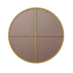 Miroir rond moderne de 36/39/42/48 pouces avec cadre en métal, miroir de salle de bain anti-buée, miroir mural pour salle de bain, salon, chambre à coucher