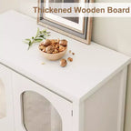 Meuble de bar à café avec armoire à 2 portes, petit meuble de cuisine avec étagère ouverte, console d'entrée avec rangement pour salle à manger, cuisine, couloir