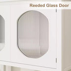 Meuble de bar à café avec armoire à 2 portes, petit meuble de cuisine avec étagère ouverte, console d'entrée avec rangement pour salle à manger, cuisine, couloir