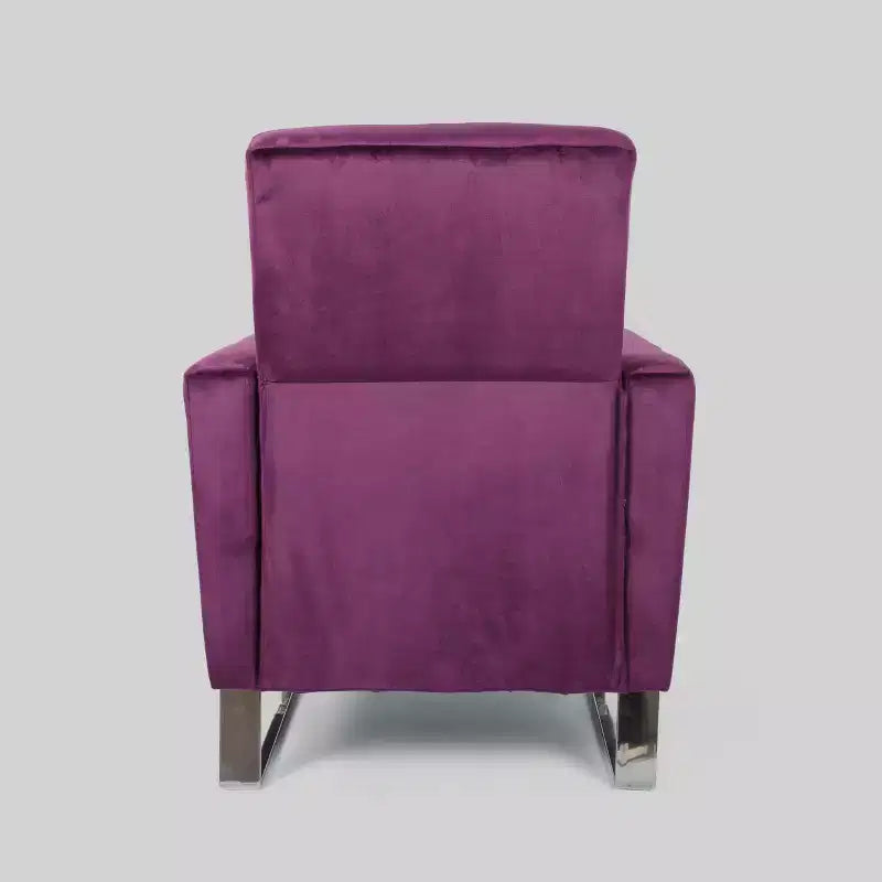 Fauteuil inclinable moderne à dossier haut et repose-jambes intégré