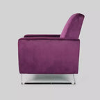 Fauteuil inclinable moderne à dossier haut et repose-jambes intégré