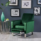 Fauteuil inclinable moderne à dossier haut et repose-jambes intégré