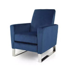 Fauteuil inclinable moderne à dossier haut et repose-jambes intégré