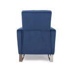 Fauteuil inclinable moderne à dossier haut et repose-jambes intégré
