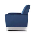 Fauteuil inclinable moderne à dossier haut et repose-jambes intégré