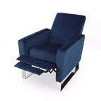 Fauteuil inclinable moderne à dossier haut et repose-jambes intégré