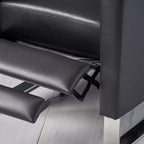 Fauteuil inclinable moderne à dossier haut et repose-jambes intégré