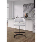 Tabouret de bar à hauteur de comptoir moderne en similicuir