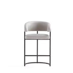 Tabouret de bar à hauteur de comptoir moderne en similicuir