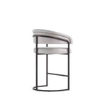 Tabouret de bar à hauteur de comptoir moderne en similicuir