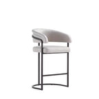 Manhattan Comfort Augusta Modern Leatherette Upholstered Counter Height Barstool